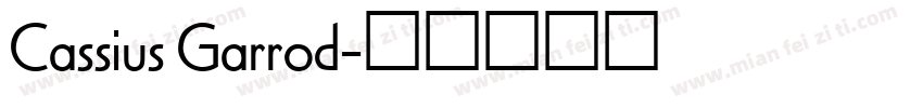 Cassius Garrod字体转换